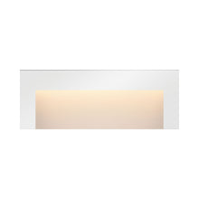 Load image into Gallery viewer, Taper Led Deck Light in Wide Horizontal/Satin White.