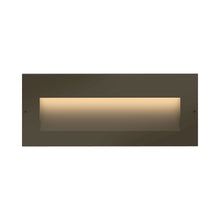 Load image into Gallery viewer, Taper LED Step Light in Wide Horizontal/Bronze.