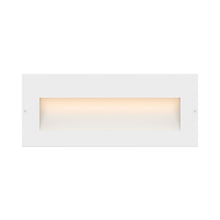 Load image into Gallery viewer, Taper LED Step Light in Wide Horizontal/Satin White.