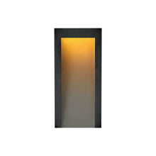 Load image into Gallery viewer, Taper Outdoor LED Wall Light in Textured Black (Medium).