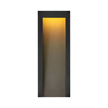 Load image into Gallery viewer, Taper Outdoor LED Wall Light in Textured Black (Large).