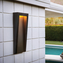 Load image into Gallery viewer, Taper Outdoor LED Wall Light Outside Area.