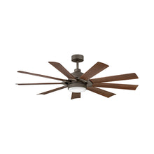 Load image into Gallery viewer, Turbine LED Ceiling Fan in Metallic Matte Bronze (60-Inch).