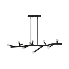 Load image into Gallery viewer, Twiggy Linear Pendant Light in Black.