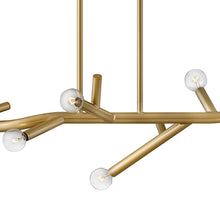 Load image into Gallery viewer, Twiggy Linear Pendant Light in Detail.