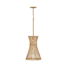 Load image into Gallery viewer, Twyla Pendant Light in Burnished Gold.