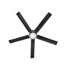 Load image into Gallery viewer, Vail Led Flush Mount Ceiling Fan in Detail.