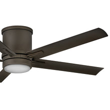 Load image into Gallery viewer, Vail Led Flush Mount Ceiling Fan in Detail.