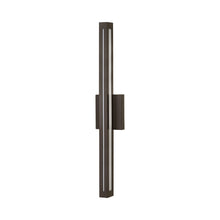 Load image into Gallery viewer, Vue Outdoor LED Wall Light in Large/Bronze.