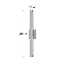 Load image into Gallery viewer, Vue Outdoor LED Wall Light - line drawing.