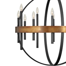 Load image into Gallery viewer, Wells Orb Chandelier in Detail.