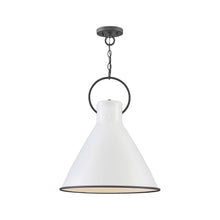Load image into Gallery viewer, Winnie Pendant Light in Medium/Polished White.