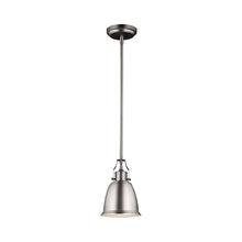 Load image into Gallery viewer, Hobson Pendant Light in Small/Satin Nickel.