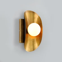 Load image into Gallery viewer, Hopper Wall Light in Detail.