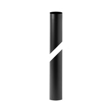 Load image into Gallery viewer, 7' Round Outdoor Post in Coastal Black.