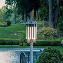 Load image into Gallery viewer, 7' Square Outdoor Post in Outside Area.