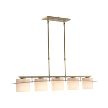 Load image into Gallery viewer, Arc Ellipse Linear Pendant Light in Soft Gold (5-Light).