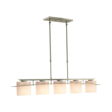Load image into Gallery viewer, Arc Ellipse Linear Pendant Light in Sterling (5-Light).