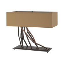 Load image into Gallery viewer, Brindille Table Lamp in Oil Rubbed Bronze/Doeskin Suede.