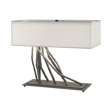 Load image into Gallery viewer, Brindille Table Lamp in Natural Iron/Light Grey.