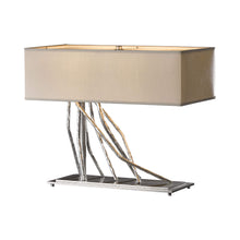 Load image into Gallery viewer, Brindille Table Lamp in Vintage Platinum/Flax.