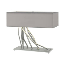Load image into Gallery viewer, Brindille Table Lamp in Vintage Platinum/Medium Grey.