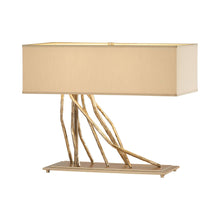 Load image into Gallery viewer, Brindille Table Lamp in Soft Gold/Flax.