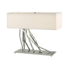Load image into Gallery viewer, Brindille Table Lamp in Sterling/Flax.