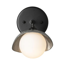 Load image into Gallery viewer, Brooklyn Bath Wall Light in Black/Sterling (Single Shade).