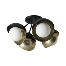 Load image into Gallery viewer, Brooklyn Double Shade Semi Flush Mount Ceiling Light.