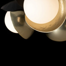 Load image into Gallery viewer, Brooklyn Double Shade Semi Flush Mount Ceiling Light in Detail.
