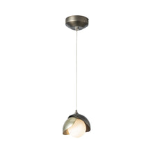 Load image into Gallery viewer, Brooklyn Mini Pendant Light in Dark Smoke/Modern Brass.