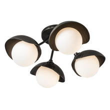 Load image into Gallery viewer, Brooklyn Single Shade Flush Mount Ceiling Light in Oil Rubbed Bronze/Oil Rubbed Bronze.