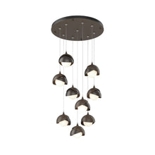 Load image into Gallery viewer, Brooklyn Standard Round Multi Light Pendant Light in Bronze/Oil Rubbed Bronze (Standard).