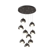 Load image into Gallery viewer, Brooklyn Standard Round Multi Light Pendant Light in Oil Rubbed Bronze/Oil Rubbed Bronze (Standard).