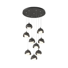 Load image into Gallery viewer, Brooklyn Standard Round Multi Light Pendant Light in Natural Iron/Natural Iron (Standard).