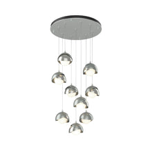 Load image into Gallery viewer, Brooklyn Standard Round Multi Light Pendant Light in Vintage Platinum/Sterling (Standard).