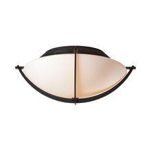 Load image into Gallery viewer, Compass Flush Mount Ceiling Light in Dark Smoke.