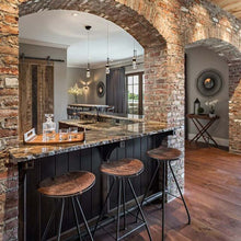 Load image into Gallery viewer, Erlenmeyer Mini Pendant Light in dining room.