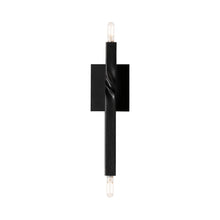 Load image into Gallery viewer, Helix Wall Light in Black.