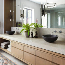 Load image into Gallery viewer, Helix Wall Light in bathroom.