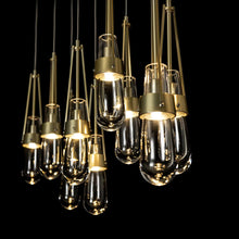 Load image into Gallery viewer, Link Rectangular LED Multi Light Pendant Light in Detail.