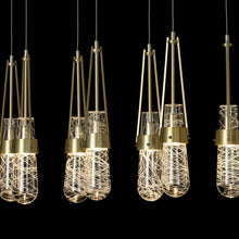 Load image into Gallery viewer, Link Rectangular LED Multi Light Pendant Light in Detail.