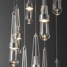 Load image into Gallery viewer, Link Round LED Multi Light Pendant Light in Detail.