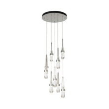 Load image into Gallery viewer, Link Round LED Multi Light Pendant Light in Detail.