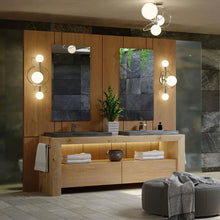 Load image into Gallery viewer, Olympus Semi Flush Ceiling Light in bathroom.