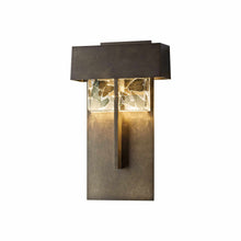 Load image into Gallery viewer, Shard Outdoor LED Wall Light in Coastal Dark Smoke (14.1-Inch).