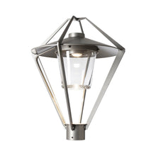 Load image into Gallery viewer, Stellar Outdoor Post Light in Coastal Burnished Steel.
