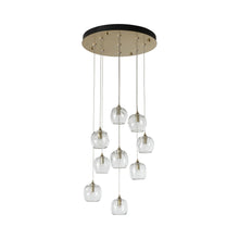 Load image into Gallery viewer, Ume Round LED Multi Light Pendant Light in Detail.