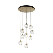 Load image into Gallery viewer, Ume Round LED Multi Light Pendant Light in Detail.